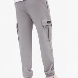 The Souled Store Grey Cotton Regular fit Track Pants image 2
