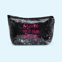 Forever Glam by Pantaloons Black Printed Medium Pouch image 2