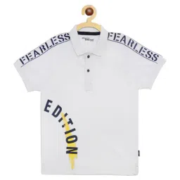 Li'l Tomatoes Kids White Cotton Printed T-Shirt-image-38