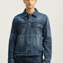 Iconic Blue Regular Fit Denim Jacket-picture-46