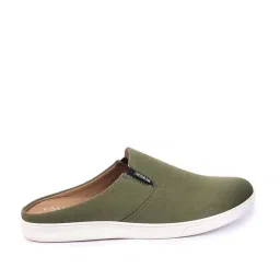 Fausto Men's Olive Mule Shoes image 2