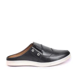 Fausto Men's Black Mule Shoes image 2