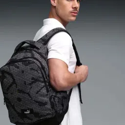 Puma Black Printed Backpack image 4
