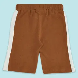 Pantaloons Junior Brown Cotton Color Block Shorts image 2