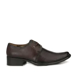 Hitz Men's Brown Derby Shoes image 2