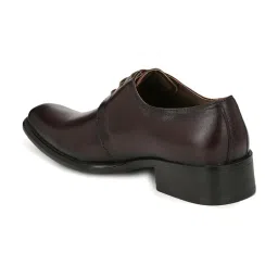 Hitz Men's Brown Derby Shoes image 4