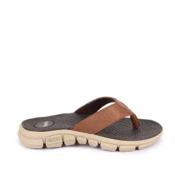 Fausto Men's Tan Thong Sandals image 2