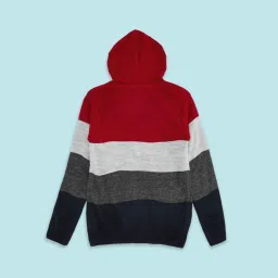 Pantaloons Junior Multicolor Striped Full Sleeves Sweater image 2