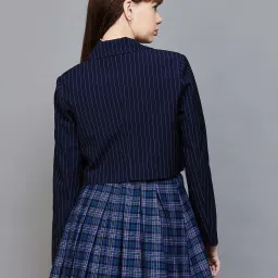Ginger by Lifestyle Navy Striped Blazer image 2