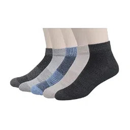 Sokker Multicolor Cotton Blend Solid Socks - Set of 5 image 2
