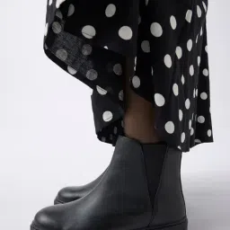 LUNA BLU by Westside Black Chelsea Leather Boots image 2