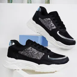 Carlton London Women's Black Sneakers-picture-36