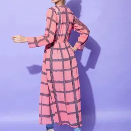 StyleStone Pink Check Shrug image 2