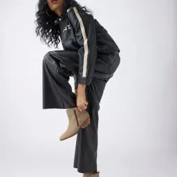 LUNA BLU by Westside Beige Suede Ankle Boots image 4