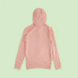 Pantaloons Junior Dusty Pink Cotton Regular Fit Full Sleeves Sweater image 2