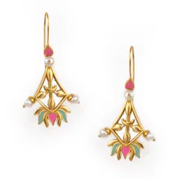 Shaya Iski Uski 18k Gold-Plated Brass Earrings image 2