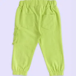 Pantaloons Baby Green Cotton Printed Trackpants image 2
