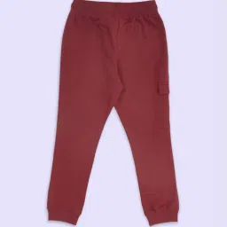 Pantaloons Junior Wine Cotton Printed Trackpants image 2