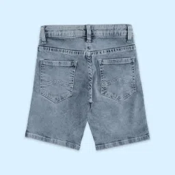 Pantaloons Junior Blue Washed Shorts image 2