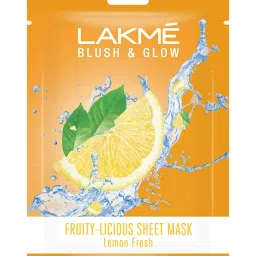 Lakme Blush & Glow Lemon Fresh Sheet Mask image 2