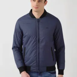 Peter England Navy Regular Fit Reversible Jacket-picture-16