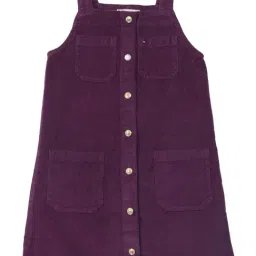 Tommy Hilfiger Kids Purple Cotton Relaxed Fit Dress-picture-36