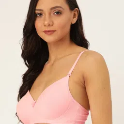 Lady Lyka Multicolor Non Wired Padded T-Shirt Bra (Pack of 2) image 4