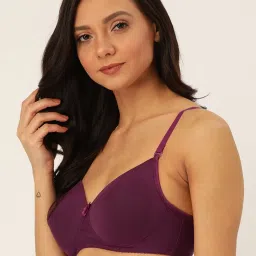 Lady Lyka Multicolor Non Wired Padded T-Shirt Bra (Pack of 2) image 4