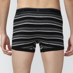 Peter England Black Striped Trunks - Pack of 2 image 2