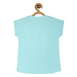 MINIKLUB Girls Mint Green Printed Top image 2