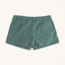 Pantaloons Junior Olive Cotton Regular Fit Skirt image 2