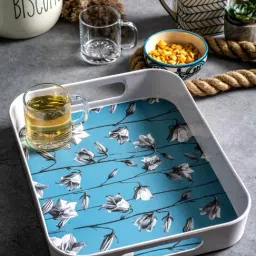 Goodhomes Multicolor Melamine Rectangular Serving Tray-picture-21