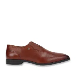 Louis Philippe Men's Brown Oxford Shoes image 2
