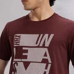 HRX by Hrithik Roshan Men Typography Printed Rapid-Dry Training T-shirt image 4