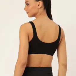 Lady Lyka Multicolor Non Wired Non Padded Sports Bra (Pack of 2) image 3