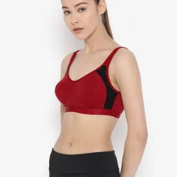 Lady Lyka Multicolor Non Wired Non Padded Sports Bra (Pack of 2) image 4