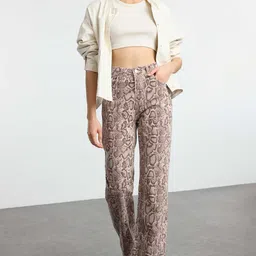 Trendyol Women Cotton Mid-Rise Jeans-picture-29