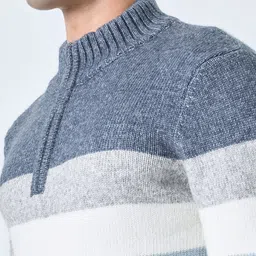 Peregrine by Pantaloons Men Colourblocked Pullover image 5