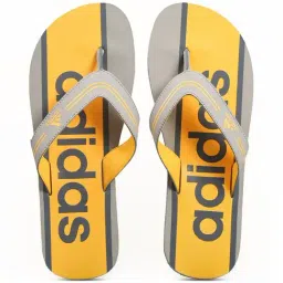 Adidas Men's Glossate Grey Flip Flops-image-4