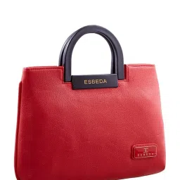 Esbeda Red Distressed Handbag image 2