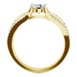 Sparkles Lab Grown Diamond 14k (585) Yellow Gold Ring for Women image 3