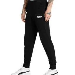 Puma Essential Black Regular Fit Joggers image 3
