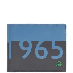 United Colors of Benetton Alectoria Navy Casual Leather Bi-Fold Wallet for Men-picture-23