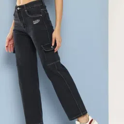 Aarika Black Denim Solid Jeans image 3