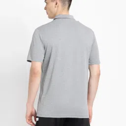 Adidas Grey Regular Fit Sports Polo image 2