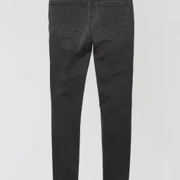 American Eagle Outfitters Grey Cotton Mid Rise Jeans image 5