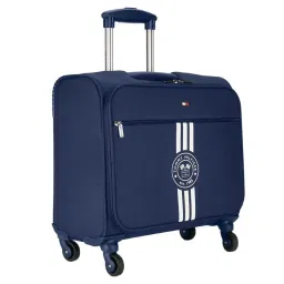 Tommy Hilfiger Navy 2 Wheels Small Soft Cabin Trolley - 45.5 cm image 3
