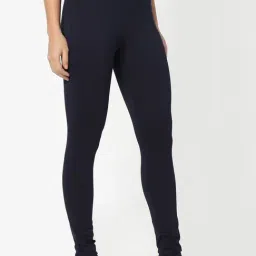 R&B Navy Blue Cotton Leggings image 4