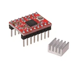 TECHDELIVERS A4988 Stepper Motor Drivers with heat sink (Pack of 4 Piece) image 3
