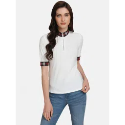 Kazo White Fitted Top image 1